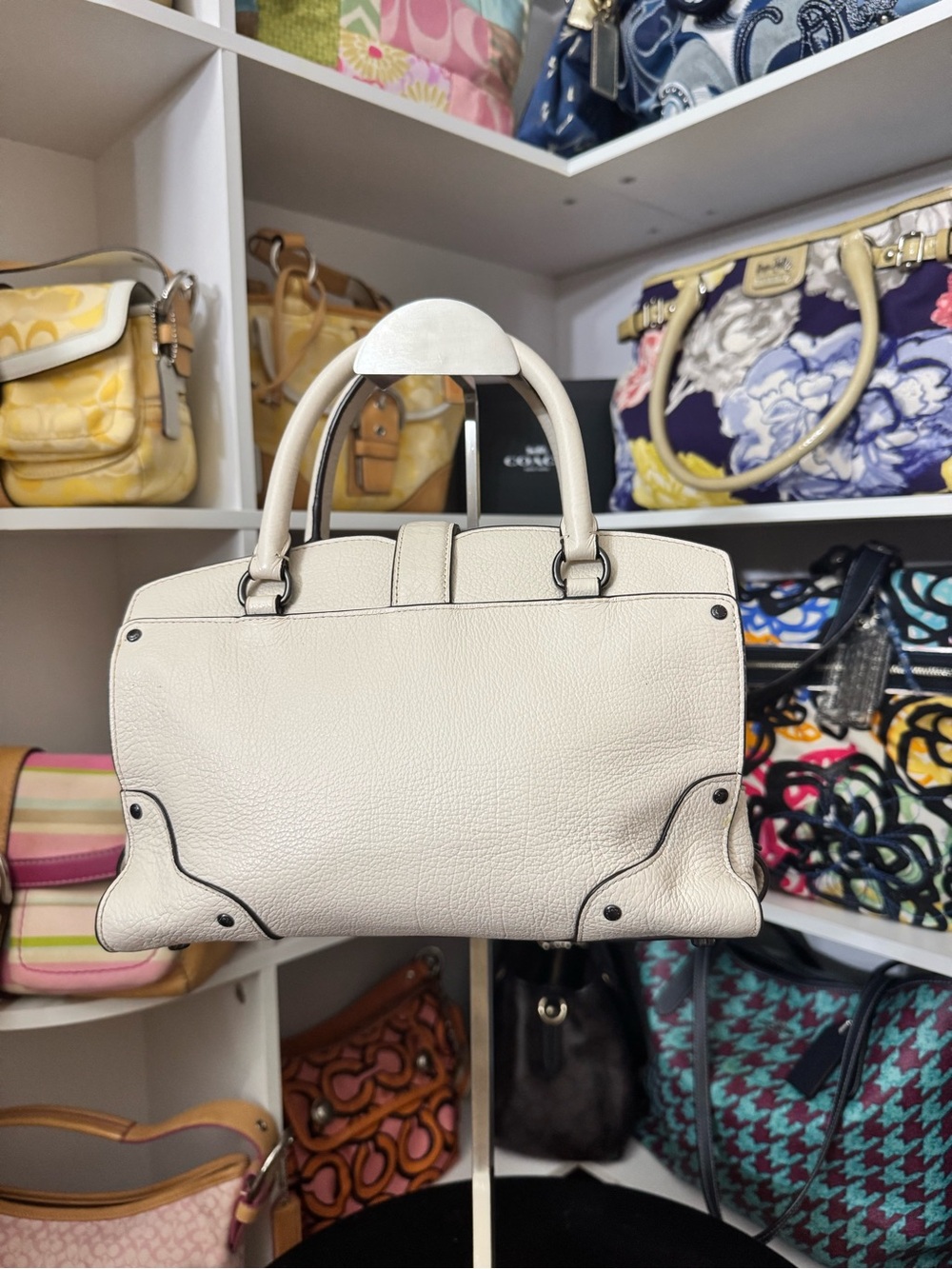 Coach Mercer 24 Satchel with Bandana Rivets - Picture 5 of 12